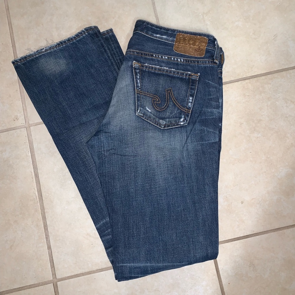 AG Adriano Goldschmied Slim Straight Leg Jeans